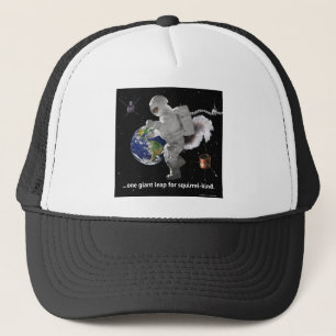 One Small Step for Squirrel-Kind Trucker Hat