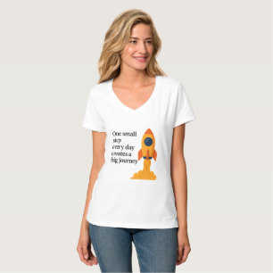 One Small Step - Motivational T-Shirt