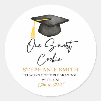 One Smart Cookie 2026 Graduation Classic Round Sticker