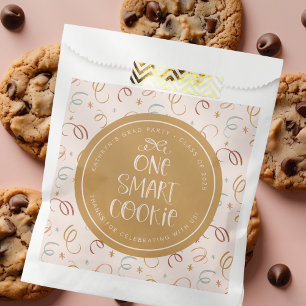 One Smart Cookie Cute Confetti Custom Grad Party Favour Bags