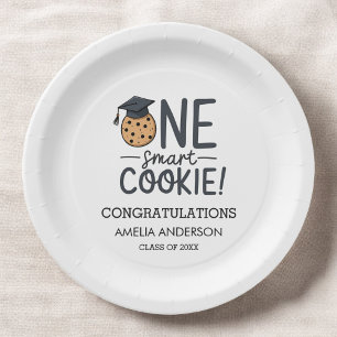 One Smart Cookie Graduation Class of Paper Plate