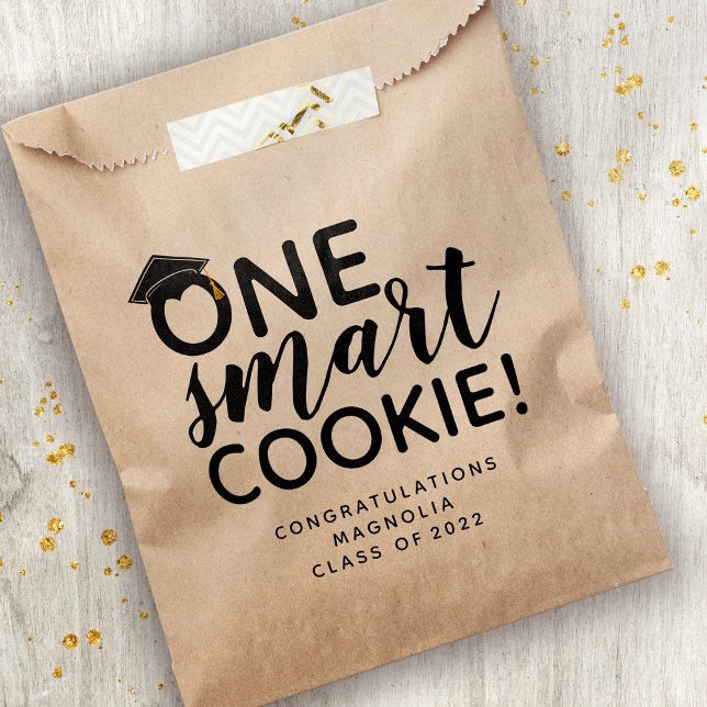 One Smart Cookie Graduation kraft Favour Bags (Creator Uploaded)