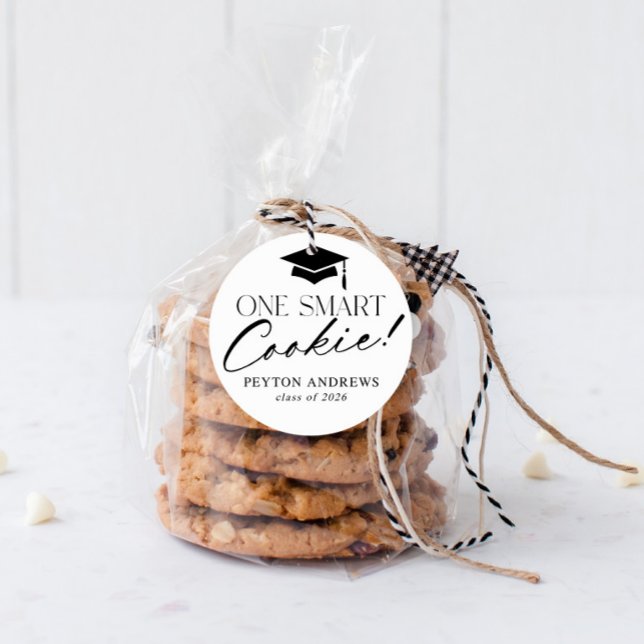 One Smart Cookie Graduation Label (Creator Uploaded)