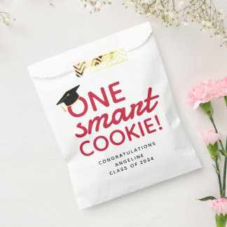 One Smart Cookie Graduation Party Celebration Favour Bags