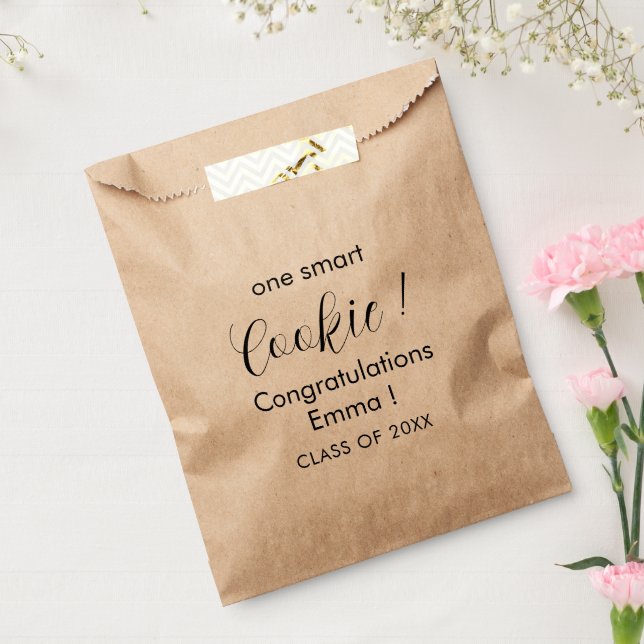 One Smart Cookie Graduation Party Class of 2026 Favour Bags (Sealed)