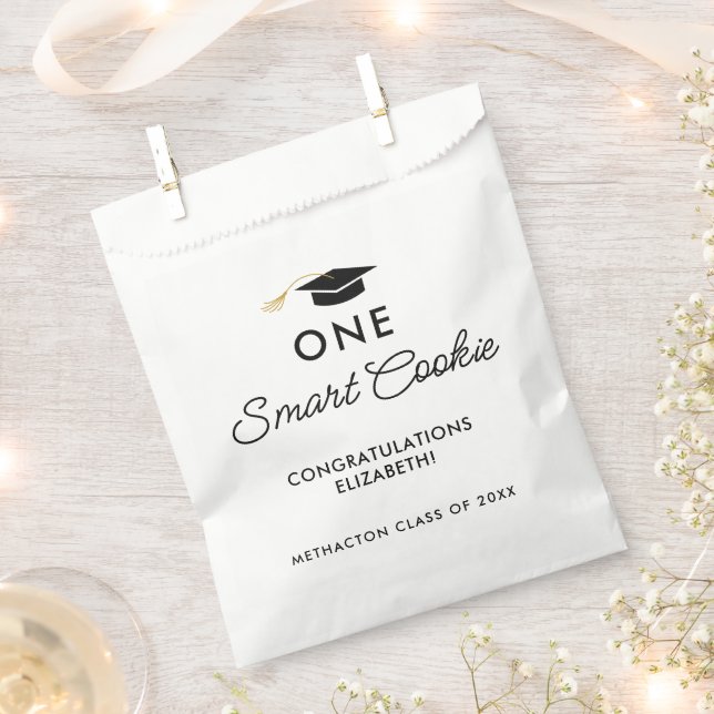 One Smart Cookie High School Graduation Favour Bags (Clipped)