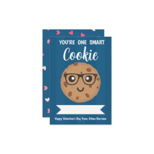 One Smart Cookie - Kids Classroom Valentine's Day Card