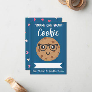 One Smart Cookie - Kids Classroom Valentine's Day Card