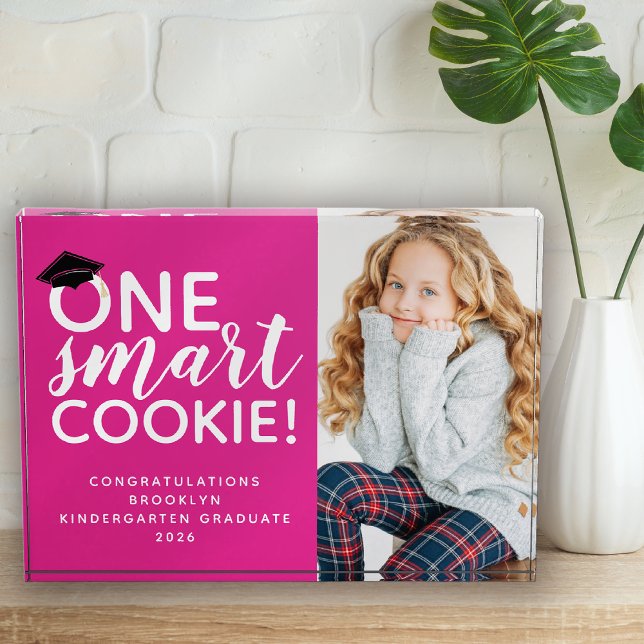 One Smart Cookie Kindergarten Graduation Photo Block (Creator Uploaded)
