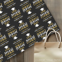 One Smart Cookie - Modern Black Gold Graduation