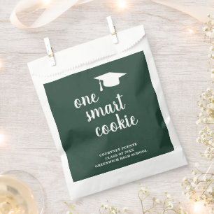 One Smart Cookie Mortar Board Modern Graduation Favour Bags