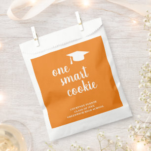 One Smart Cookie Mortar Board Modern Graduation Favour Bags
