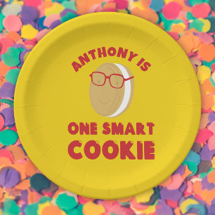 One Smart Cookie Personalised Graduation Party Paper Plate