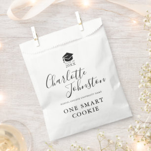 One Smart Cookie Signature Script Graduation Party Favour Bags