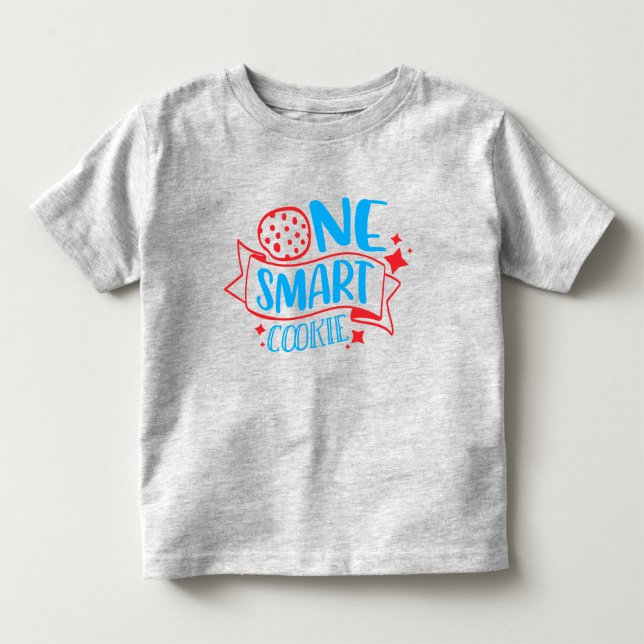 One Smart Cookie Taster Funny Toddler T-Shirt (Front)