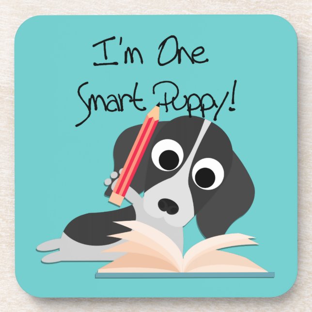 One Smart Puppy Coaster (Front)