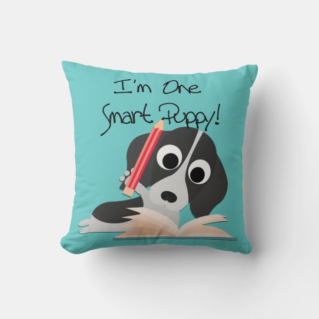 One Smart Puppy Cushion (Front)