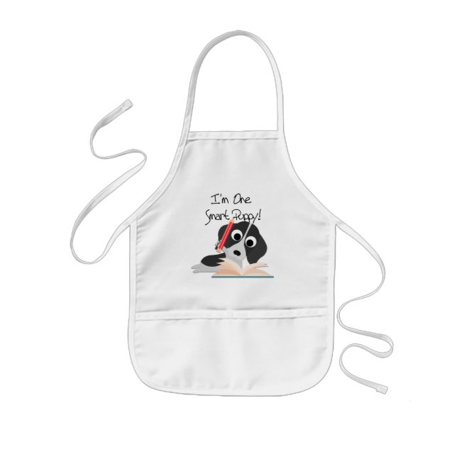 One Smart Puppy Kids Apron (Front)