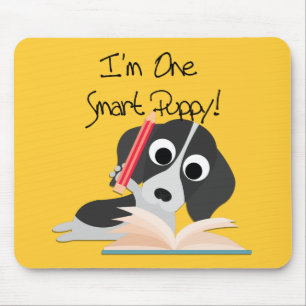 One Smart Puppy Mouse Mat