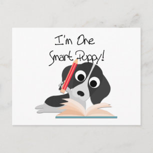 One Smart Puppy Postcard