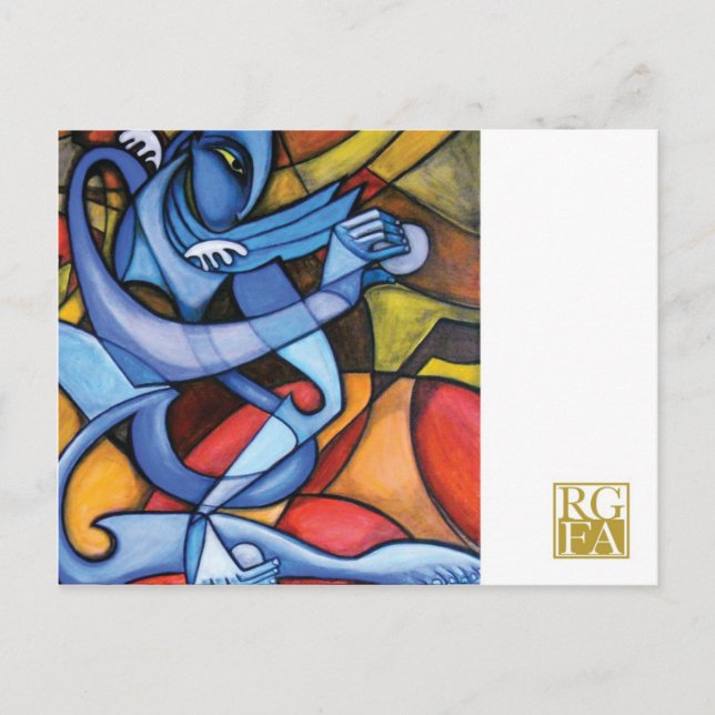 One So Blue Postcard (Front)