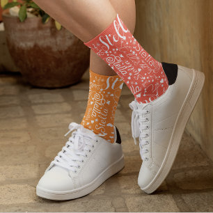 One sock in each colour Hearts Stars and Music