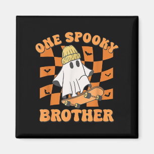 One Soky Brother Birthday Halloween Skateboarding  Magnet