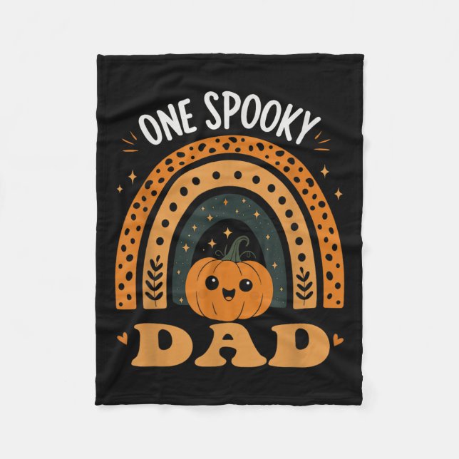 One Soky Dad Dad Matching Family Halloween Costume Fleece Blanket (Front)