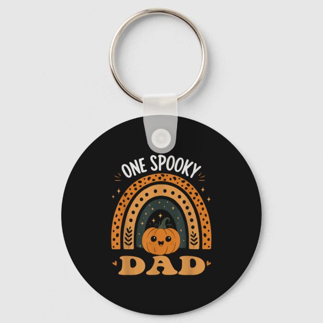 One Soky Dad Dad Matching Family Halloween Costume Key Ring (Front)