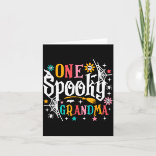One Soky Grandma Shirt Funny Halloween Soky Grandm Card