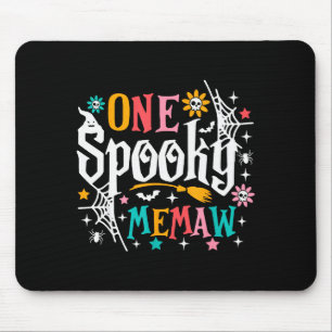 One Soky Memaw Shirt Funny Halloween Soky Grandma Mouse Mat