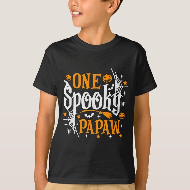 One Soky Papaw Shirt Funny Halloween Soky Grandpa  (Front)