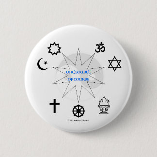 One Source Of Course 6 Cm Round Badge