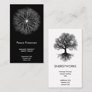 One Source Tree of Life Design Business Card