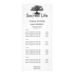 One Source Tree of Life Design Rack Card