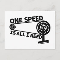 One Speed Is All I Need, single speed fixie