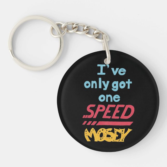 One Speed Key Ring (Front)