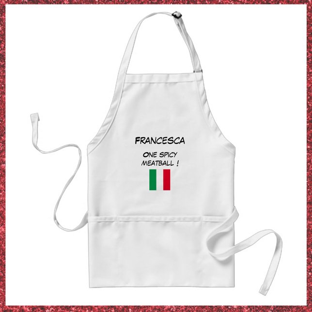 One Spicy Meatball Apron (Creator Uploaded)