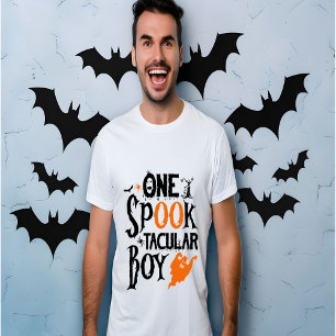 One Spook Tacular Boy retro Halloween vibes T-Shirt