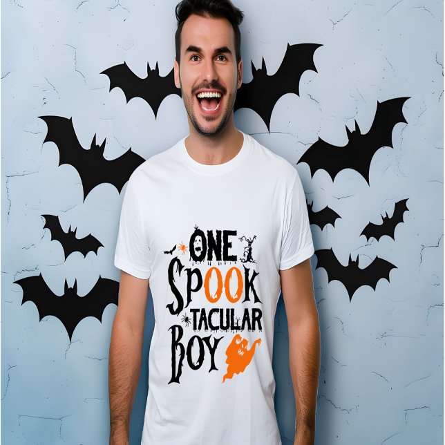 One Spook Tacular Boy retro Halloween vibes T-Shirt (Creator Uploaded)
