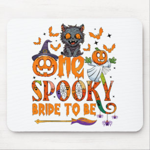 One Spooky Bride To Be Funny Halloween Bride To Be Mouse Mat