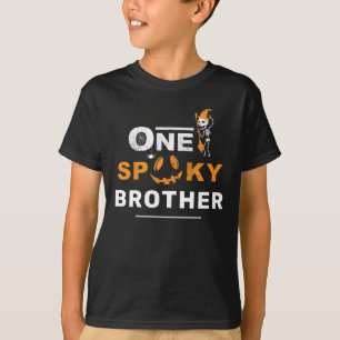 One Spooky Brother Halloween Matching Family T-Shirt