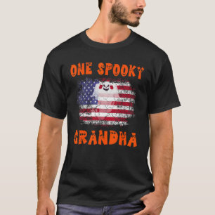 One Spooky Grandma Family Halloween Matching T-Shirt