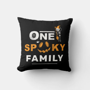 One Spooky Halloween Matching Family Costume Cushion