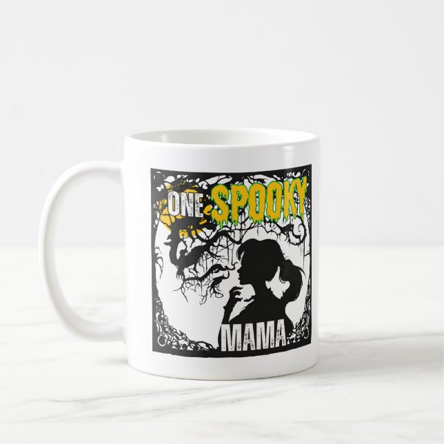 One Spooky Mama.b Coffee Mug (Left)