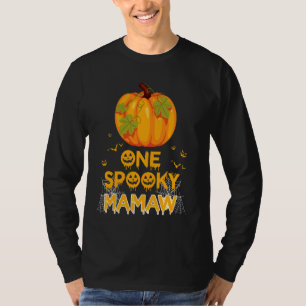 One Spooky Mamaw Funny Family Halloween Matching T-Shirt