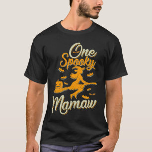 One Spooky Mamaw Grandma Family Halloween Costume T-Shirt