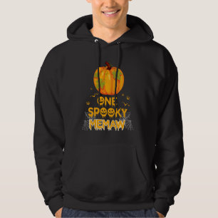 One Spooky Memaw Funny Family Halloween Matching Hoodie