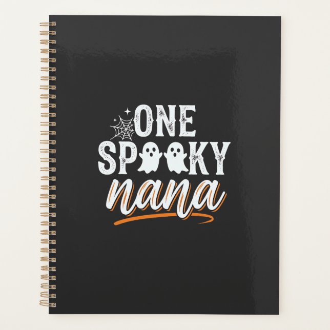 One Spooky Nana Halloween Ghost Design Planner (Front)