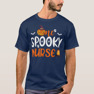 One Spooky Nurse Funny Halloween Costume Gift Idea T-Shirt